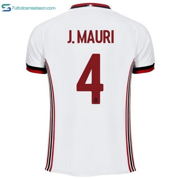 Camiseta Milan 2ª J.Mauri 2017/18